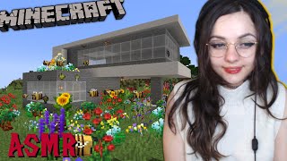 ASMR building a (ugly) house in Minecraft ~ soft spoken, mouse clicking