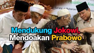 Penjelasan Mbah Moen sebut nama Prabowo saat berdo'a disamping Jokowi