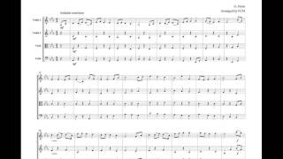 Holst from "Jupiter", for string quartet, CH201