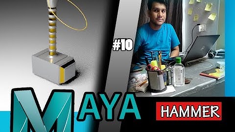 HOW TO MAKE (Thor Hammer) in maya  3d animation . FOR BEGINNER