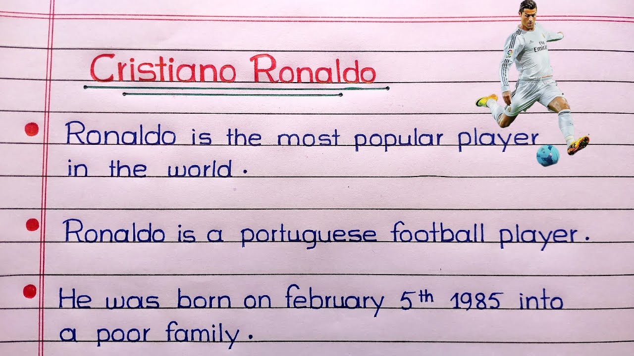 cristiano ronaldo life story essay