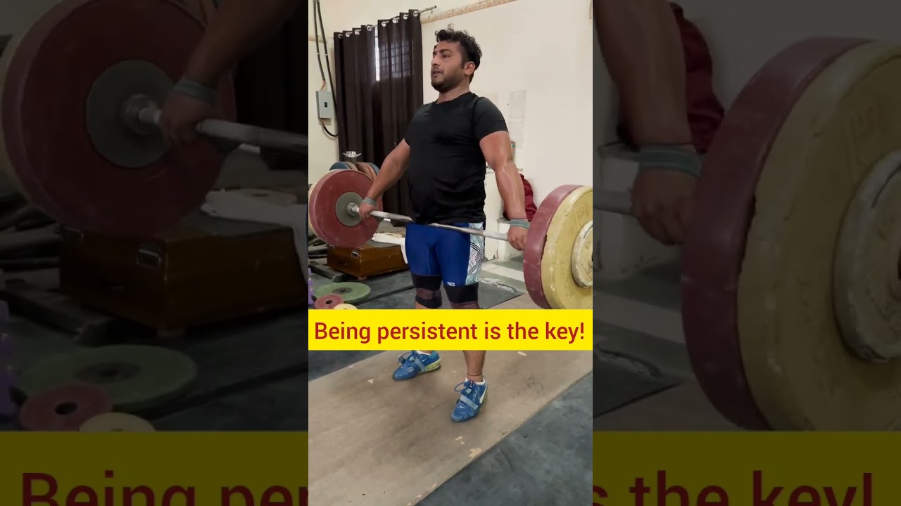 Being Persistent is the key|Weightlifting| Deepanshu Sharma| 