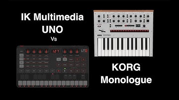 IK UNO vs KORG Monologue head to head