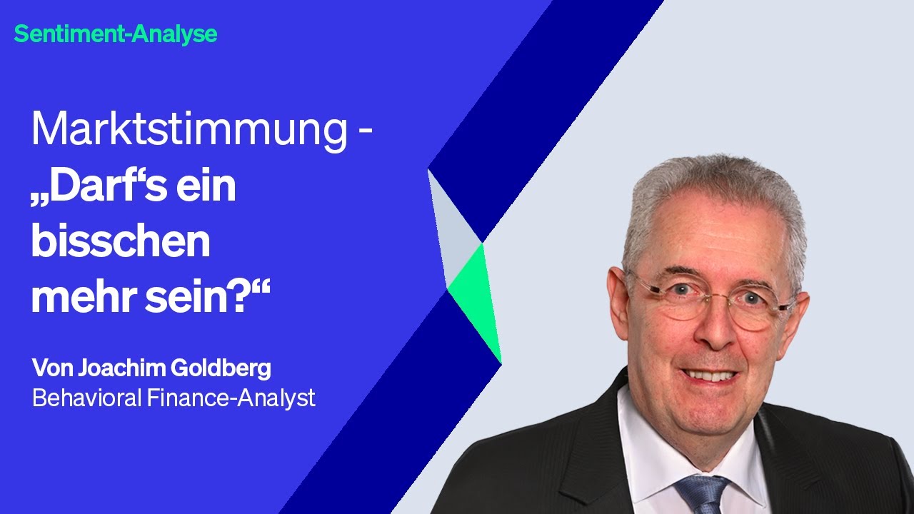 Marktstimmung: „Darf‘s ein bisschen mehr sein?“