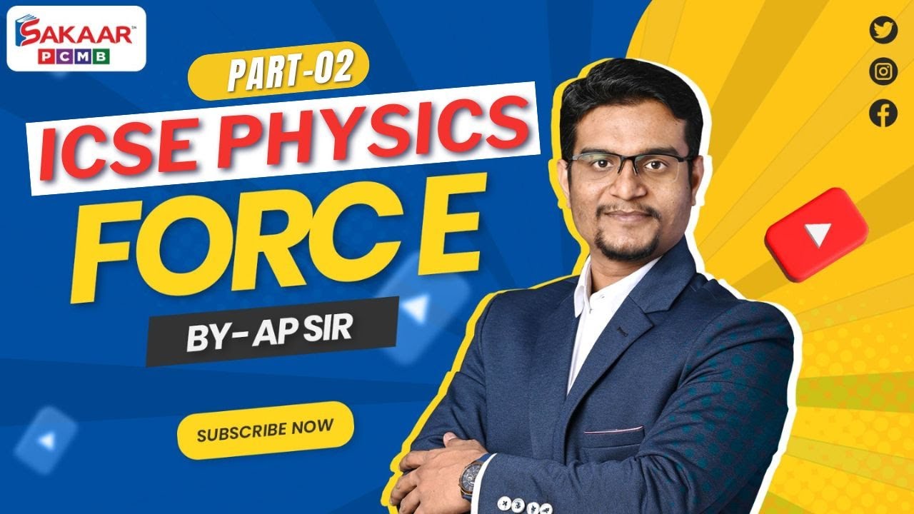 Force for Class 10 \ ICSE - Part 2 - YouTube