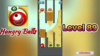 Hungry Balls Level 89 Walkthrough | Addictive Puzzle Challenge 🍽️⚽ | Go Answer