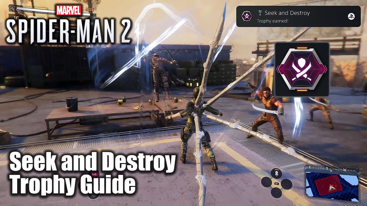 Marvel's Spider-Man 2 - Seek and Destroy Trophy Guide (Complete all Hunter Bases)