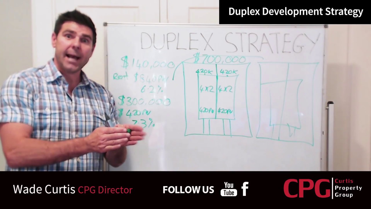 Curtis Property Group Duplex Development Strategy YouTube
