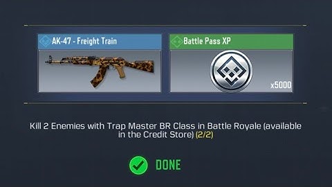 Kill 2 Enemies with Trap Master BR Class in Battle Royale