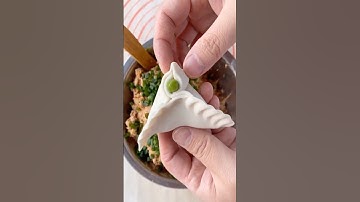 Easy Dumpling/Momo Folding Styles | Beautiful & Simple Designs! 🥟 #Shorts #momos