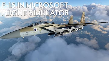 Microsoft Flight Simulator - F15C Jet Fighter - DC Designs First Look