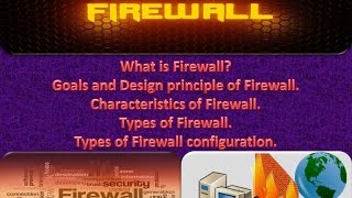 What Is Firewall? Goalsdesign Principle,Characteristic And Types Of Firewall Firewall Config.
