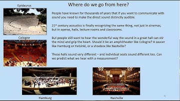 Learning to Listen  - An Audio Engineering Society Heyser lecture