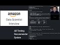 Amazon Data Scientist Mock Interview - AB Testing