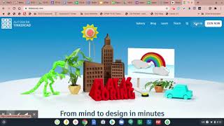 Tinkercad Lesson 1   Getting There, Logging in, and Creating a Design