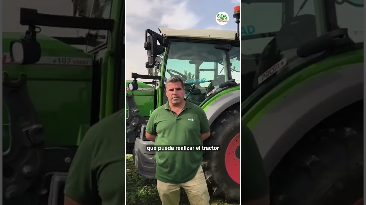 #Tractor Eléctrico de Fendt, el E107