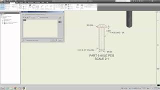 Train Project - Creating IDW for Train Parts - Axle Peg