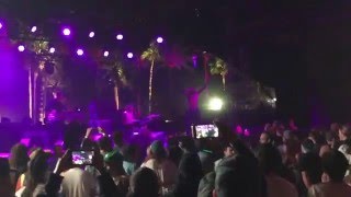 DEATH GRIPS on stage with Tyler, The Creator in the mosh pit at COACHELLA 2016
