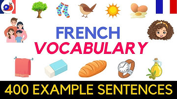 French vocabulary for beginners: 100 common words with examples