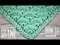 Вяжем ШИКАРНУЮ ШАЛЬ / БАКТУС КРЮЧКОМ / HOW TO CROCHET SHAWL