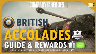 British Accolades Guide & Rewards | Company of Heroes 3