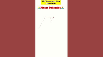 Draw New Balance Logo in python turtle graphics| #youtubeshorts #shorts #youtube #newbalance