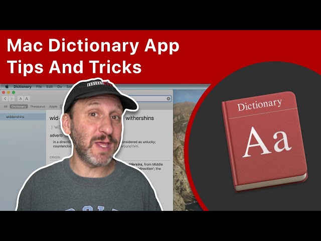 Mac dictionary app