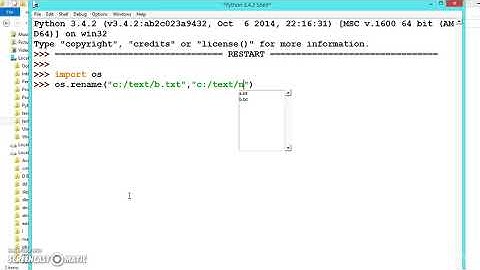 40. RENAME AND REMOVE FILES