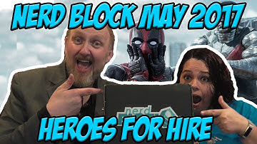 Nerd Block May 2017 Heroes For Hire