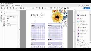 Editable Printable Planners: How To Edit PDF Files And Add Your Own Titles And Texts