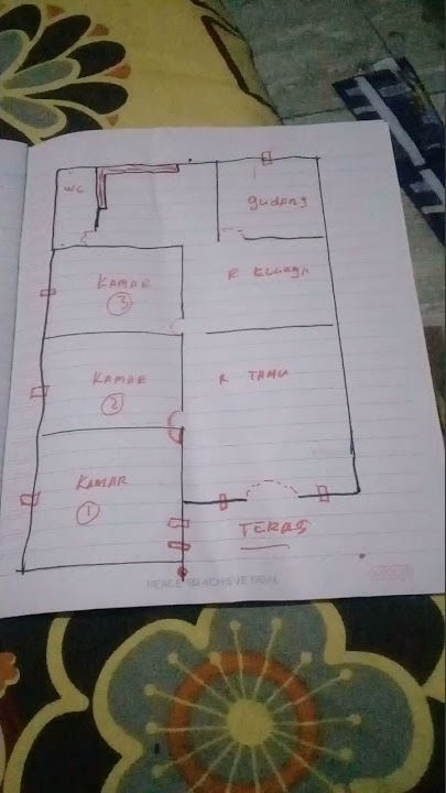 denah rumah ukuran 10×6