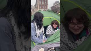 Students in the Columbia University Gaza Solidarity Encampment Suspended