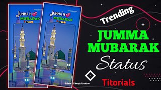 Jumma Mubarak Video Editing Alight Motion App |Madina Sharif Status Editing 2023 XML File screenshot 1