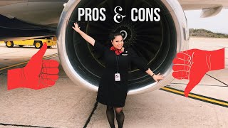 PROS and CONS of being a Flight Attendant by Becca Irene 292,854 views 5 years ago 17 minutes