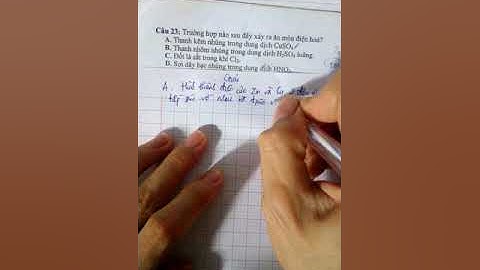 Số trường hợp xảy ra ăn mòn điện hóa năm 2024