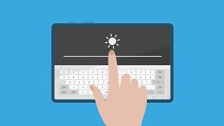 Adjusting screen brightness on an Android tablet