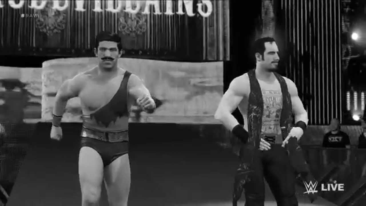 WWE 2K16: Cesaro and Tyson Kidd's and The Vaudevillains' entrances