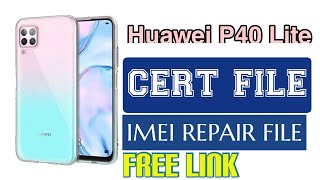 Huawei JNY-LX1 CERT File Imei Repair Imei Change Free Pta Approved File Download Link