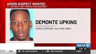 Man wanted for simple arson