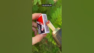 Fastest way to light a match 🔥