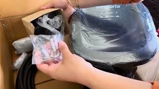 Unboxing and review of EMPORIA Level 2 EV Charger w/ J1772 Charger