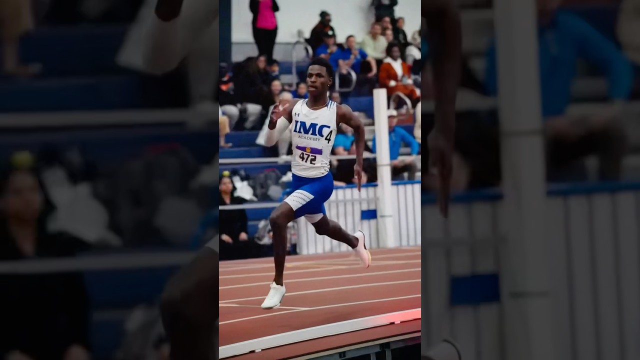 Kyzer Dunbar Clocks Indoor 400m In 47.45 😳