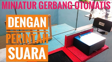 CARA MEMBUAT ALAT BUKA TUTUP GERBANG OTOMATI || PROTOTYPE