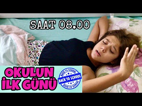 OKULUN İLK GÜNÜ OKULA BENİMLE HAZIRLANIN. OKUL SABAH RUTİNİM. Back To School. Sevimli Kardeşler Tv