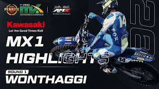 ProMX 2026 Round 1 - Wonthaggi | Kawasaki MX1 Extended Highlights