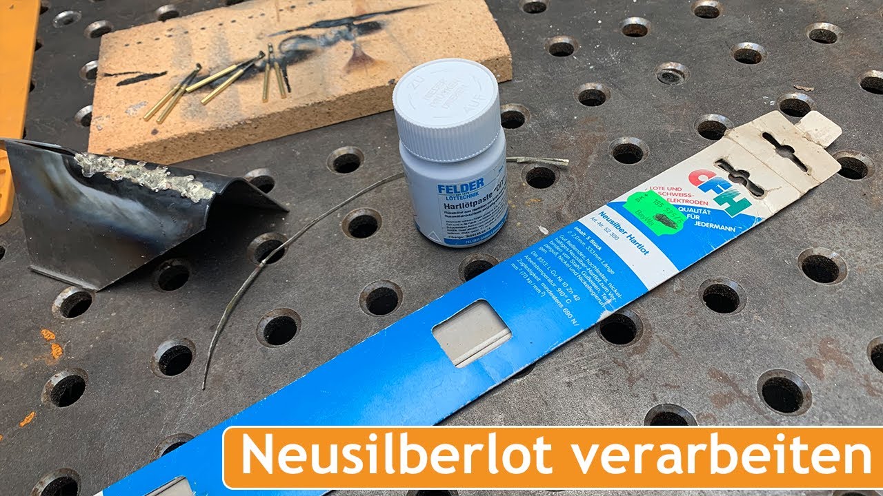 Neusilberlot richtig verarbeiten! Welches Lot für was? Wissenswertes ...