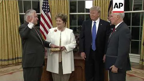 Rex Tillerson Sworn in as Secretary of State