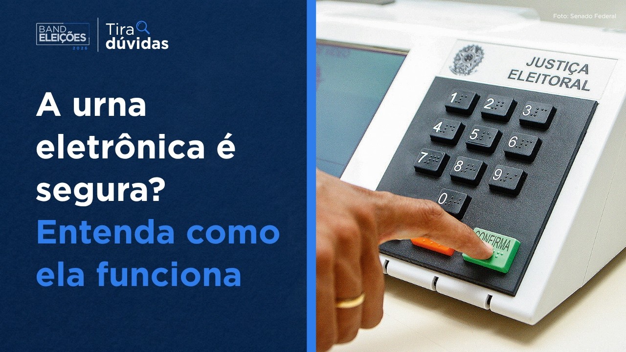 A urna eletrônica é segura? Entenda como ela funciona | Tira dúvidas Eleições 2026