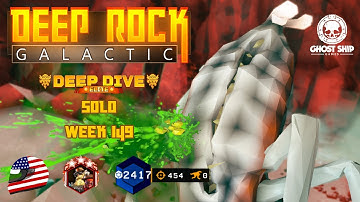 Deep Rock Galactic — Solo Engineer Elite Deep Dive [Week 149] (Exposed Caves) Salt Pits