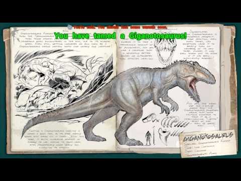 Ark Se Pvp ギガノトサウルスをテイム おまけ有 Youtube